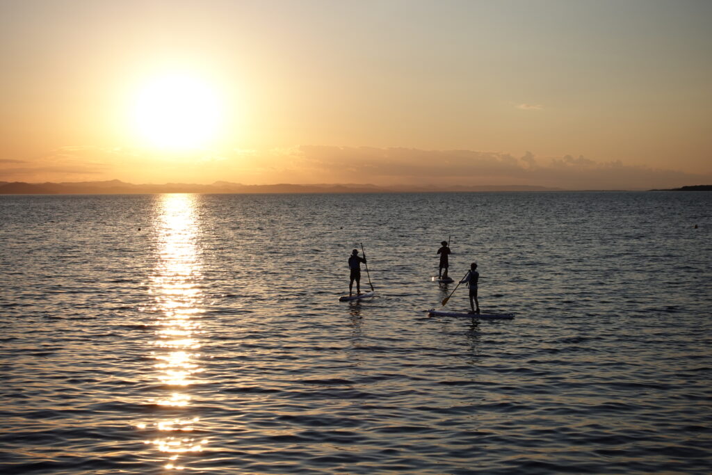 stand-up paddleboarding